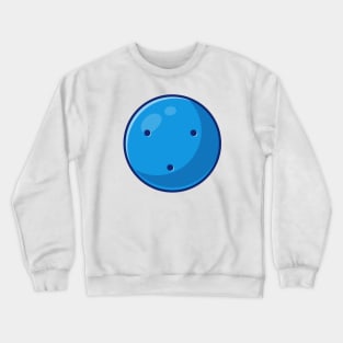 Hockey Blue Small Training Ball Crewneck Sweatshirt